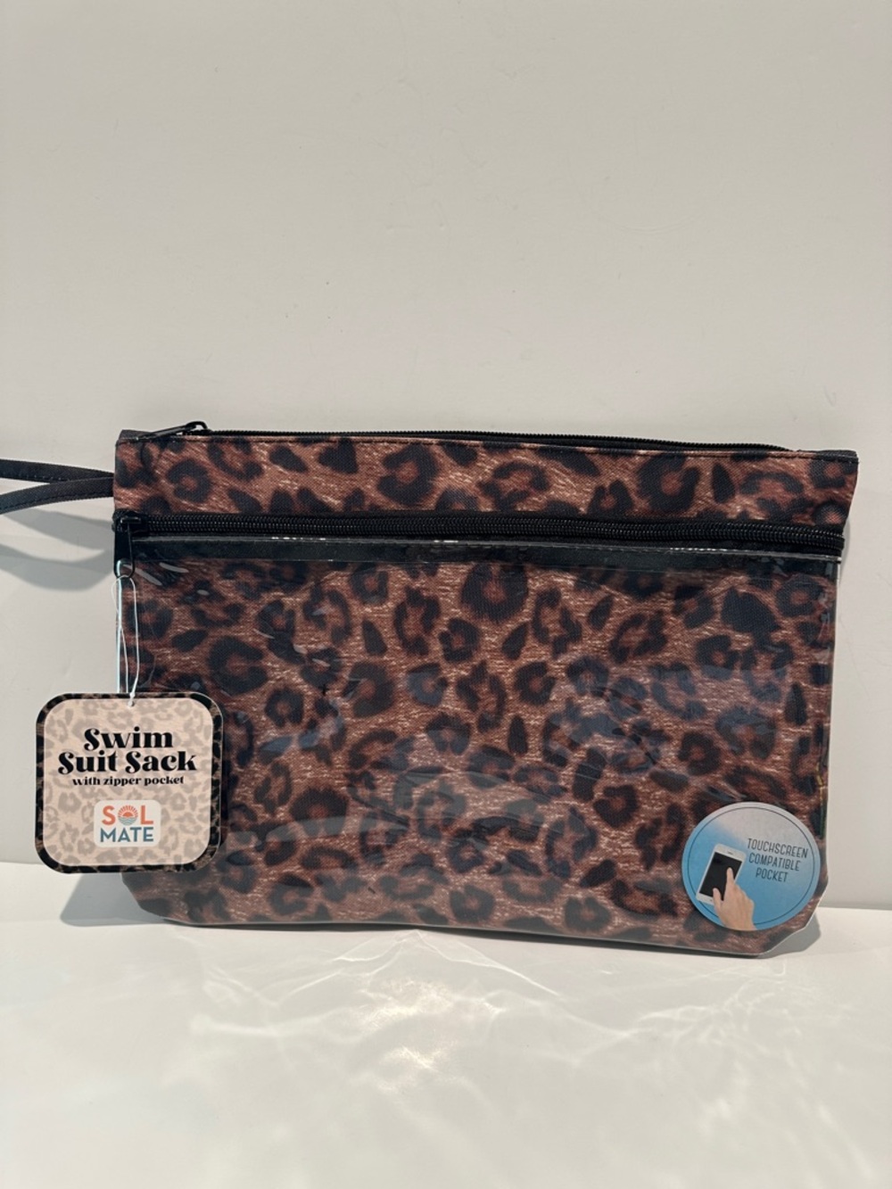 NWT Sol Mate Swimsuit Sack with Zipper pocket. Great for carrying phones etc.